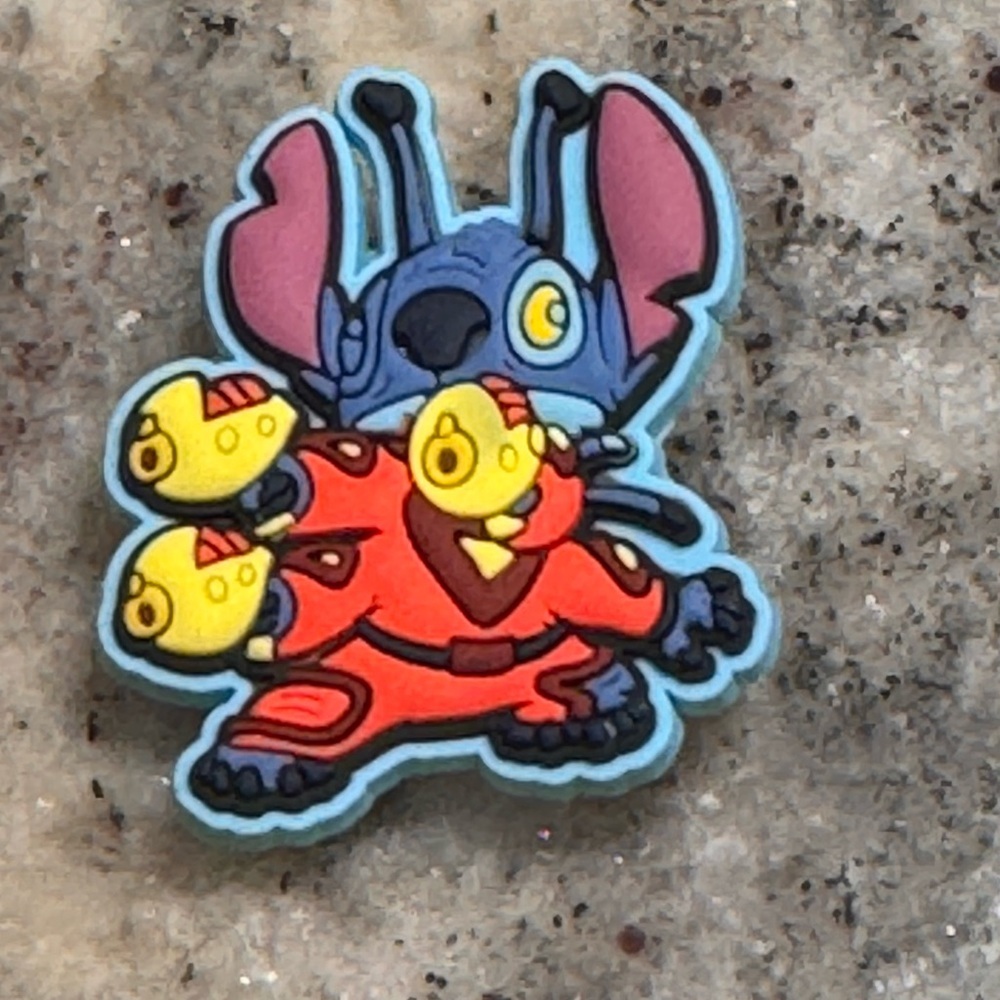 Stitch croc charm Colorful Cartoon Character